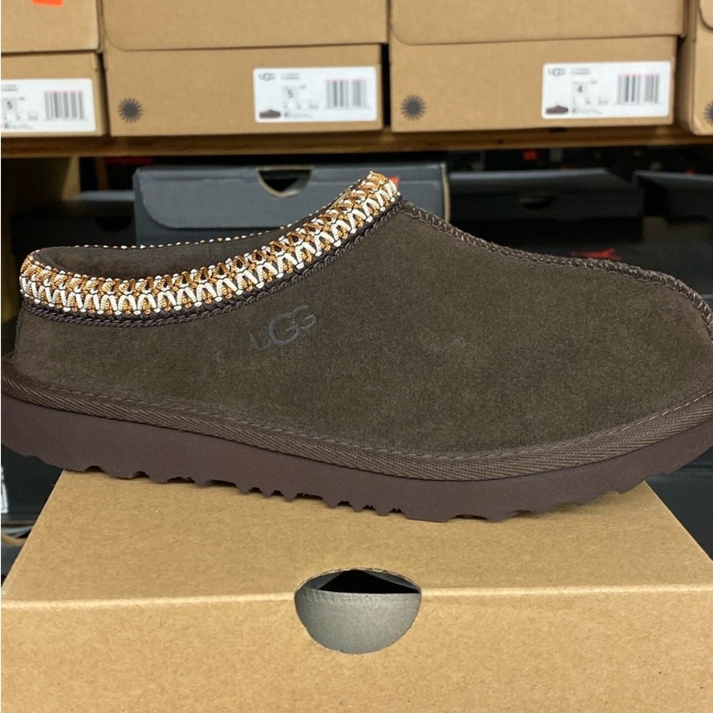 UGG Tasman Kids- Dark Chocolate Brown